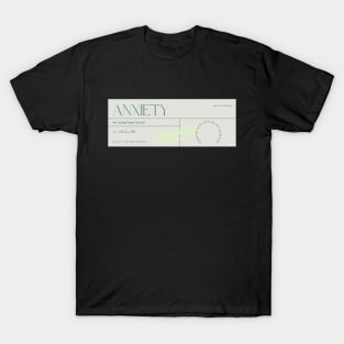 ANXIETY Certified Label T-Shirt